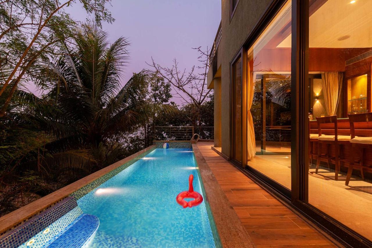 The Blue Horizon By Stayvista - Featuring A Beach-View Villa With A Swimming Pool, Indoor Games, And A Relaxing Balcony อลีบาก ภายนอก รูปภาพ